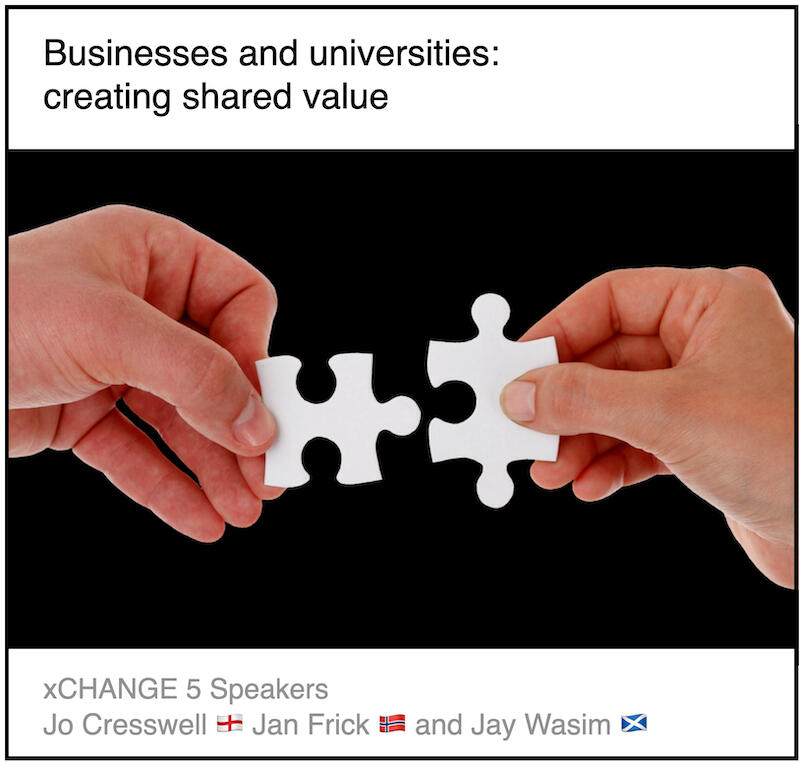 Download the PDF: Businesses and universities, creating shared value by Jo Cresswell (Consultant, England) and Jan Frick (University of Stavanger, Norway) and Jay Wasim (Robert Gordon University, Scotland)